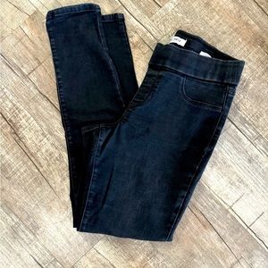 Women's Nine West Black Jean Pull on Skinny Pant